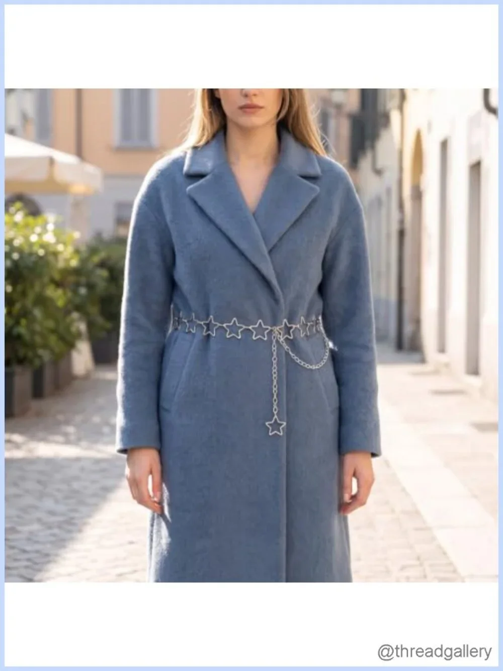 Adjustable Metal Star Chain Waist Belt for Women